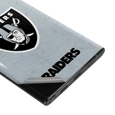 NFL Las Vegas Raiders - Alternate Distressed Galaxy Note 10 Skin